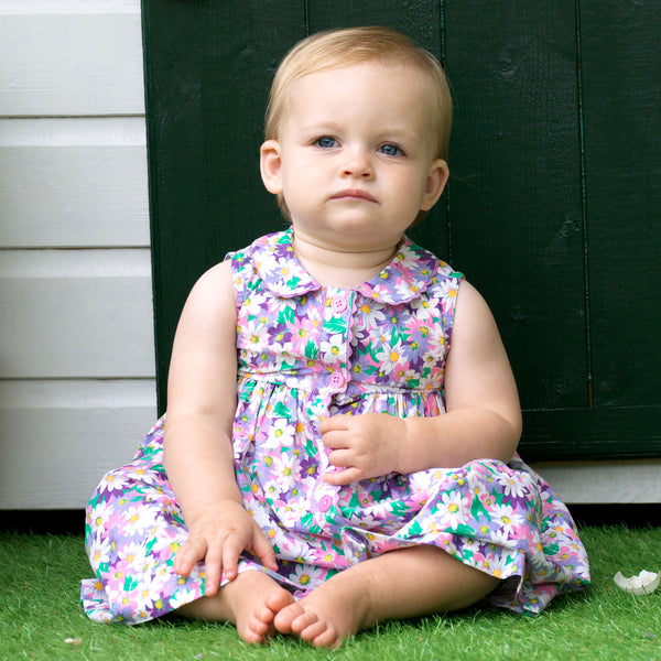 Aster Sleeveless Button-Front Dress & Bloomers Rachel Riley US