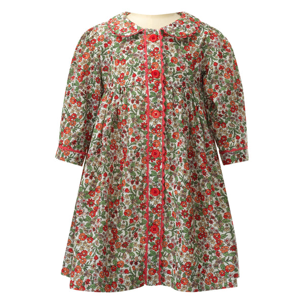 Botanical Button-front Dress & Bloomers