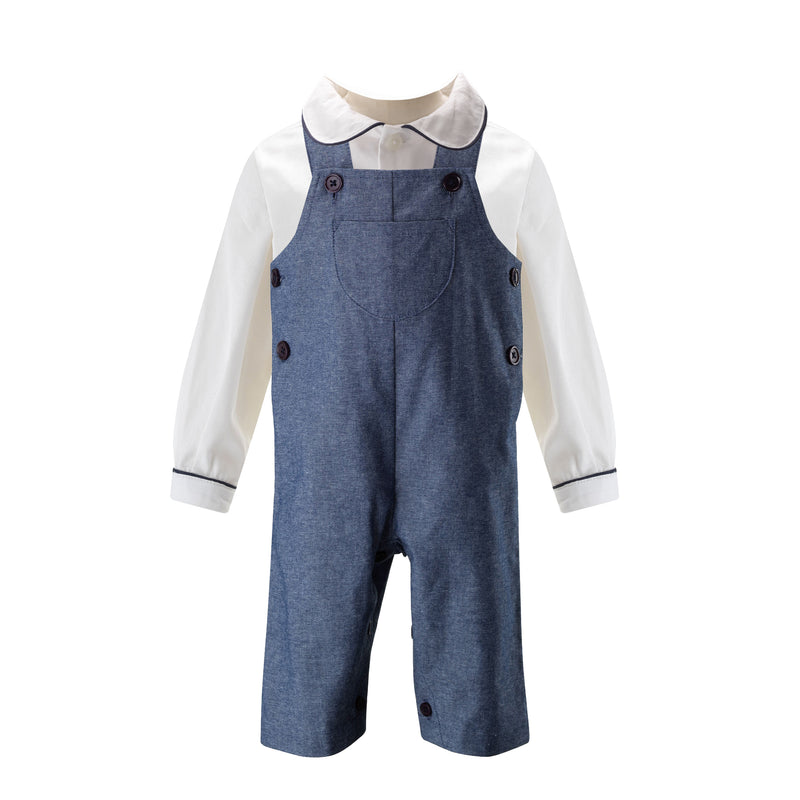 Chambray Overall Set Rachel Riley US