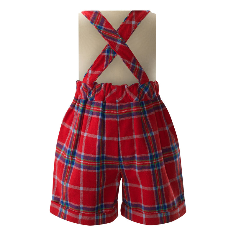 Tartan Dungarees Rachel Riley US