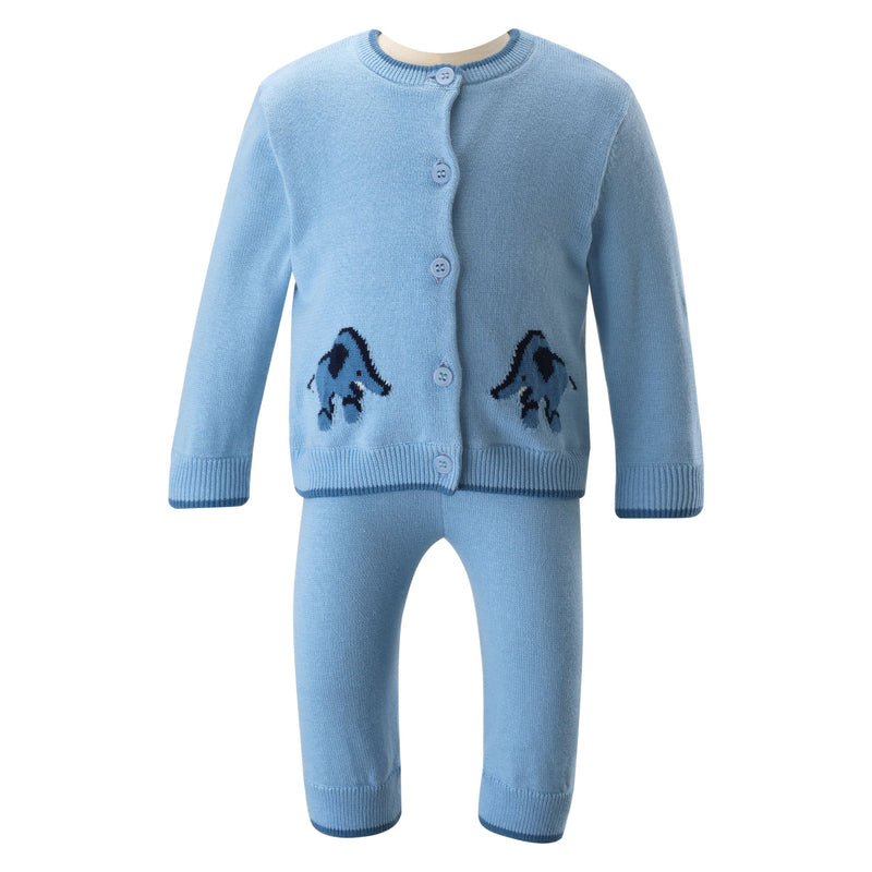 Elephant Intarsia Knit Set Rachel Riley US