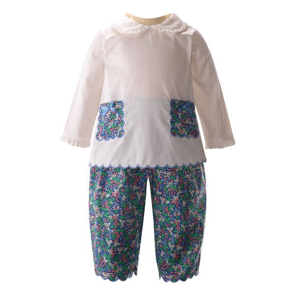 Winter Blossom Pant and Top Set Rachel Riley US