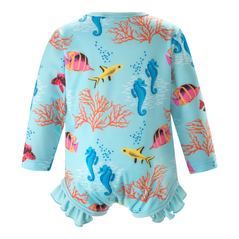 Coral Reef Frill Rashguard Rachel Riley US