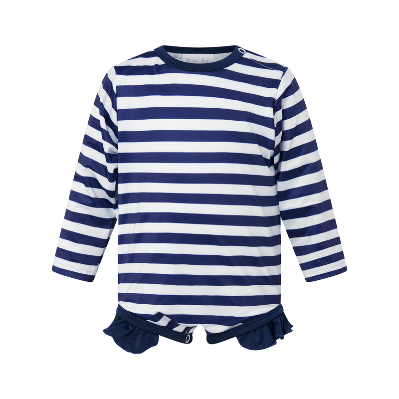 Breton Stripe Frill Rashguard