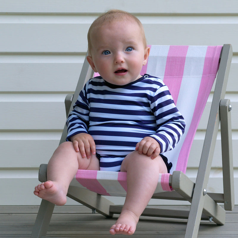 Breton Stripe Frill Rashguard