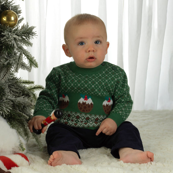 Baby christmas pudding outfit best sale