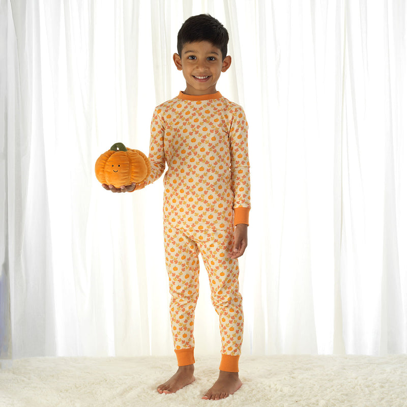 Pumpkin Check Pajamas