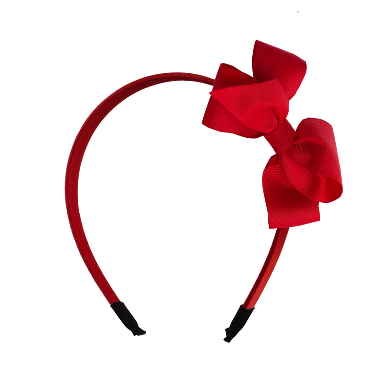 Red Bow Hairband Rachel Riley