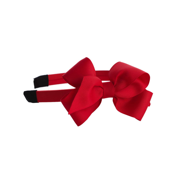 Red Bow Hairband Rachel Riley